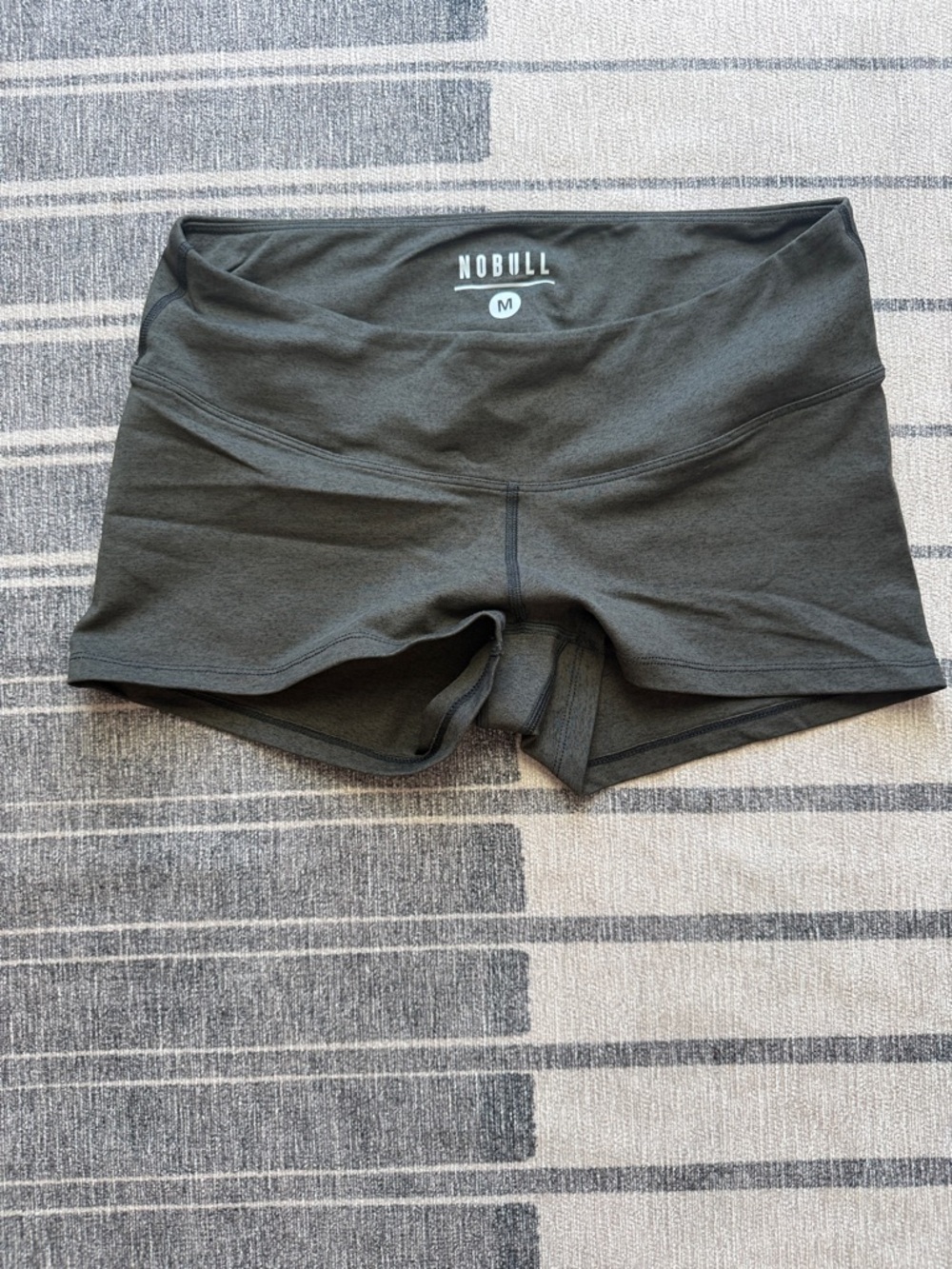 NOBULL Women's Olive Green Bike Shorts